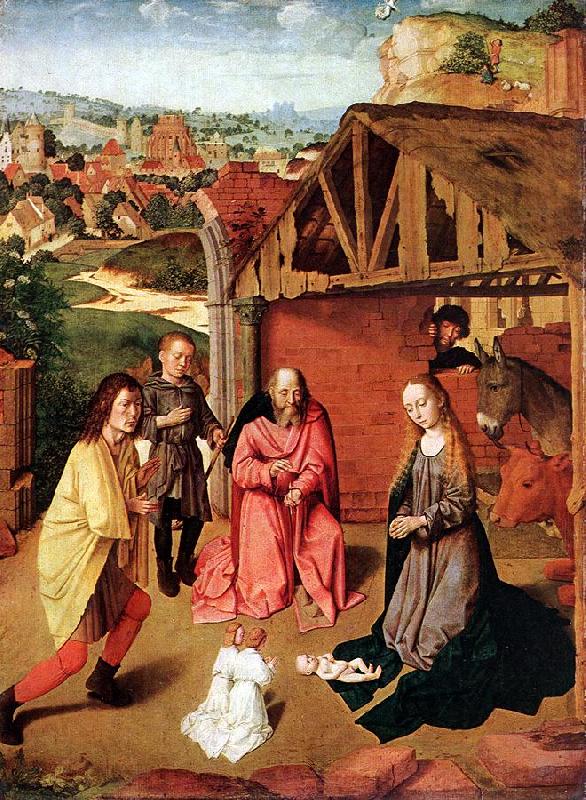 DAVID, Gerard The Nativity dfgs china oil painting image